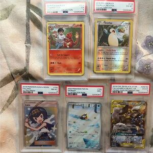 Pokemon Trading Card Collection - Red, Blue, Yellow, Black
